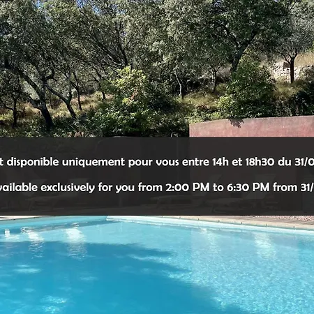 펜션 Jolie Annexe Du Mas Dans Le Coeur De La Garrigue Nimoise *